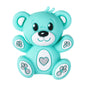 Silicone 3D Focal Beads Hug Bear Outstretched Arms 20pcs 11