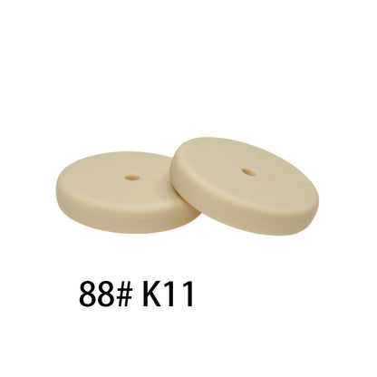 25mm Silicone Beads Flat Coin Spacer Pastel Mix 50pcs 24