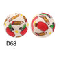15mm Silicone Beads Rhombus Printed Design 50pcs 33