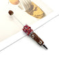 Beadable Pen with Butterfly and Rose Pearls Decorative Handle  6