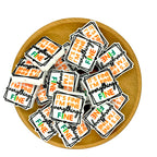 Silicone Focal Beads Everything Is Fine Bold Typography Layered Black Frame 20pcs 2