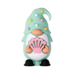 Silicone 3D Focal Beads Summer Dwarf Holding Flamingo 10