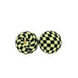 15mm Checkered Silicone Beads Classic Color Pattern 50pcs 7