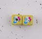 Candy Colored Hello Kitty Square Acrylic Beads 15mm Lively 10pcs 5