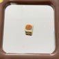 Square Acrylic Beads 14mm Tasty Snack Printed Pastel Colors 10pcs 9