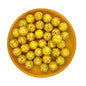15mm Silicone Beads Crackle Printed Multi Color 50pcs 19