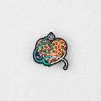 Leopard Print Stethoscope Silicone Focal Beads 20pcs