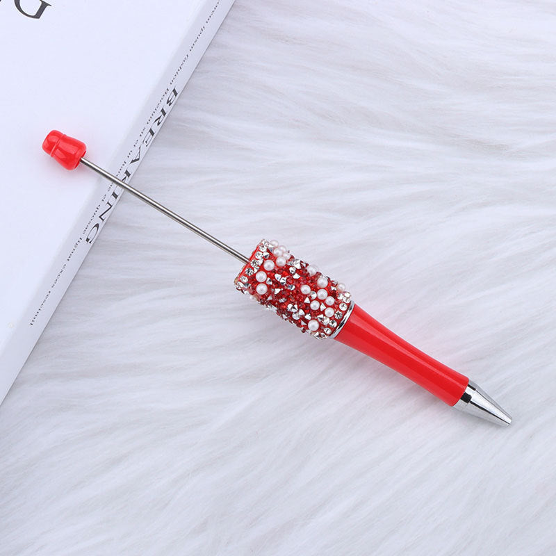 Beadable Pens with Pearl Rhinestone Decorations Colorful 5