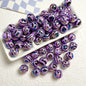 Zebra Stripe Acrylic Beads 16mm Printed UV Finish 10pcs 8