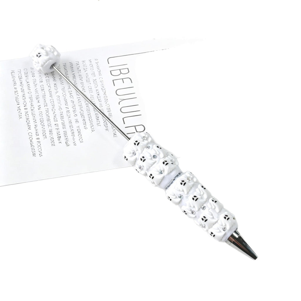 Halloween Elements Pumpkin Rhinestones Beadable Pen 5