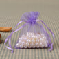 Organza Drawstring Bags Rectangular 30x40cm Solid Colors 100pcs 15