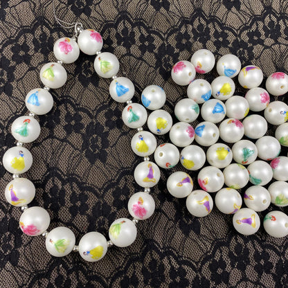 Matte Pearl Princess Bubblegum Beads ABS Plastic 20mm 10pcs