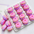 Painted Cake Acrylic Beads 14x20mm Colorful Dripping Icing 10pcs 6