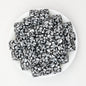 Geometric Pattern 13.5mm Square Silicone Beads with 2.5mm Hole 50pcs - 5