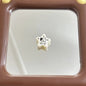 White Doodle Kitten Star Acrylic Beads 19mm Glossy 10pcs 3