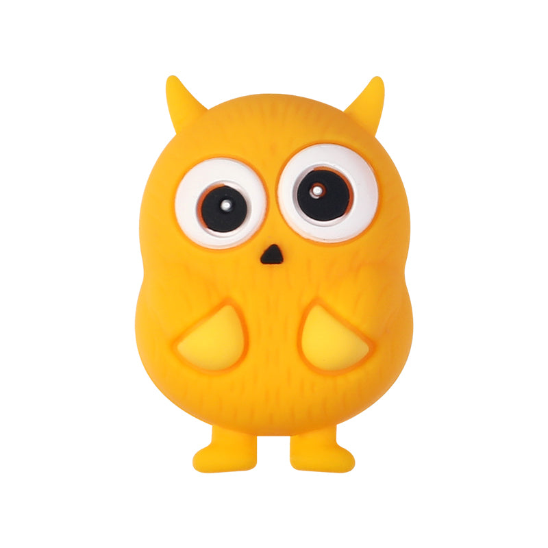 Silicone 3D Focal Beads Little Monster Bright Eyes Quirky Expressions 20pcs 21