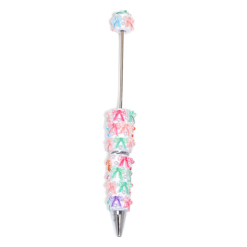 Clay Ribbon Butterfly Beadable Pen 5 Pcs 10