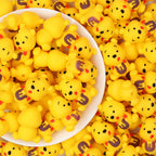 Silicone 3D Focal Beads Honey Winnie the Pooh Cheerful Bear Honey Pot