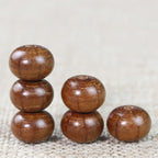 Wood Rondelle Spacer Beads 8x11mm Polished Abelia Wood 100pcs
