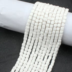 Cube Clay Beads 6mm Solid Color Polymer Matte Finish 10strands 4