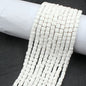 Cube Clay Beads 6mm Solid Color Polymer Matte Finish 10strands 4