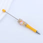 Beadable Pen with Kitty and Rhinestone  25