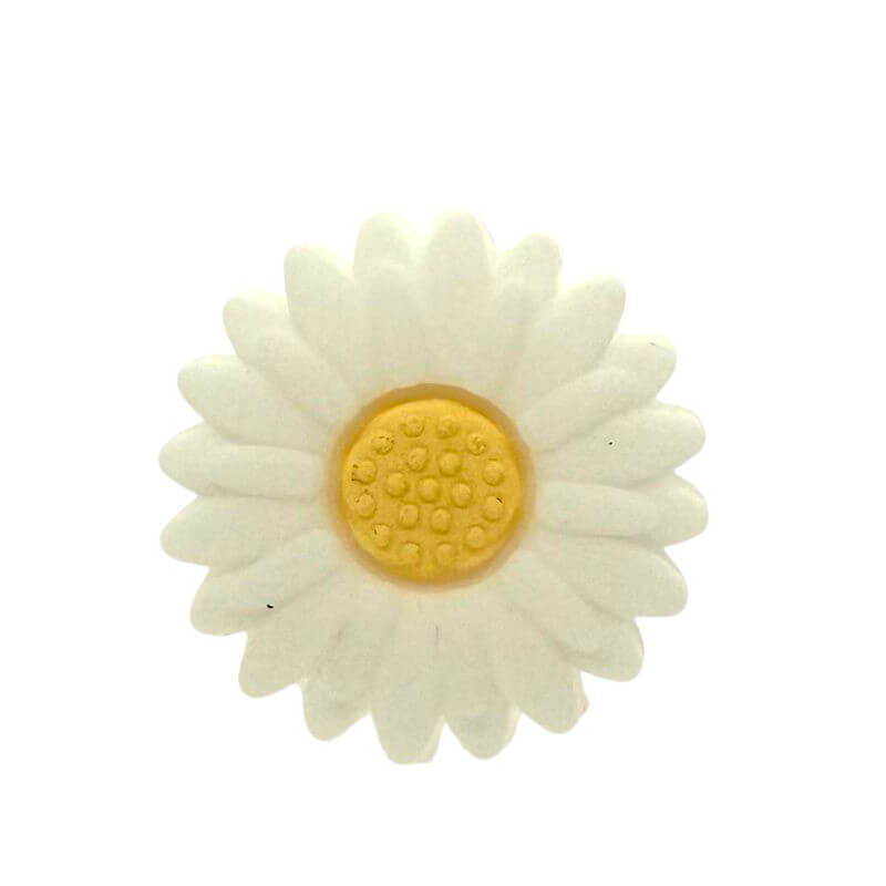 Silicone Focal Beads Daisy Sunflower Rounded Center 20pcs 10