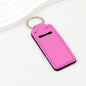 Neoprene Sublimation Lip Balm Chapstick Holder Keychain Solid Color
