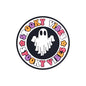 Silicone Focal Beads Halloween Ghost Center with Spooky Vibes Text 20pcs