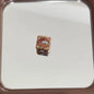 Hello Kitty Printed Acrylic Square Beads 14mm Chestnut Theme 10pcs 2