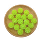 Sugar Acrylic Bubblegum Beads 20mm Frosted Texture Mixed Colors 50pcs 4