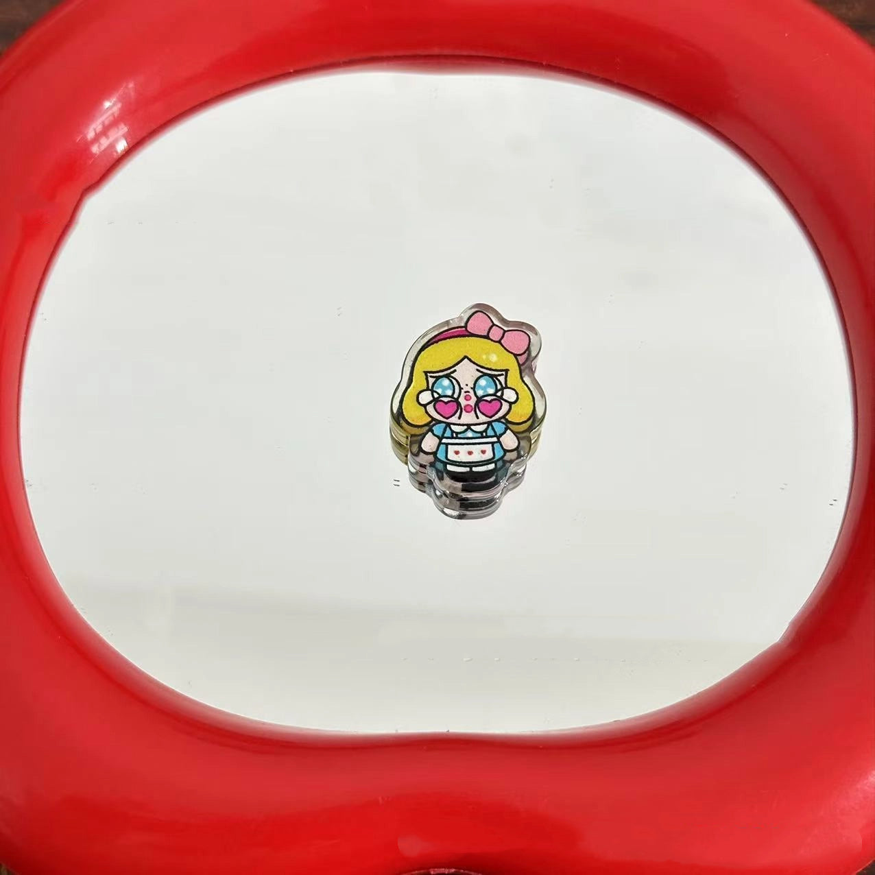 Adorable Crybabe Acrylic Beads 25mm Enamel Painted 10pcs 6