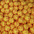 15mm Silicone Beads Multi Base Cute Duck Print 50pcs