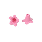 Bellflower Shaped Acrylic Beads 12x17x17mm and 21x28x28mm 50pcs 4