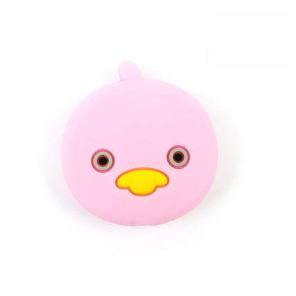 Silicone Focal Beads Duck Smiling Face Pastel Colors 20pcs 6