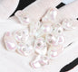 Irregular Acrylic Beads ABS Plastic Imitation Pearl Rhinestone 10pcs 6