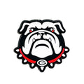 Silicone Focal Beads Georgia Bulldogs Fierce Mascot Red Collar 20pcs