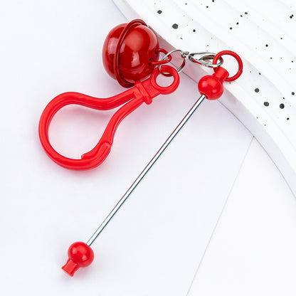 Beadable Bar Keychains With Bells