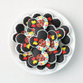 Juneteenth Silicone Focal Beads Black Hair Design 20 pcs