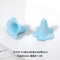 Bellflower Shaped Acrylic Beads 12x17x17mm and 21x28x28mm 50pcs 16