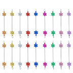 Beadable Blank Bars Christmas Snowflake-shaped