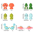 Silicone 3D Focal Beads Dinosaur Collection Sculpted Limbs 20pcs 7
