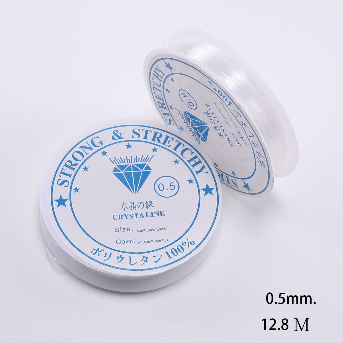 Transparent Crystal Elastic Cord Stretchy Jewelry Thread 0.4-1mm Roll 7