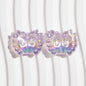 Plating 3D Crab Acrylic Beads 20mm Transparent Colorful 10pcs 9