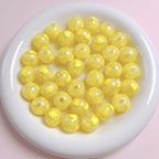 Candy Heart Acrylic Beads 16mm Glossy Colorful 10pcs 6