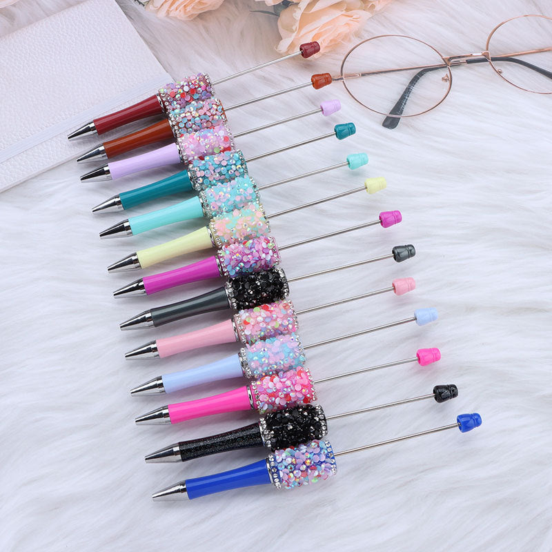 Beadable Pen with Colorful Sequin and Rhinestone 2