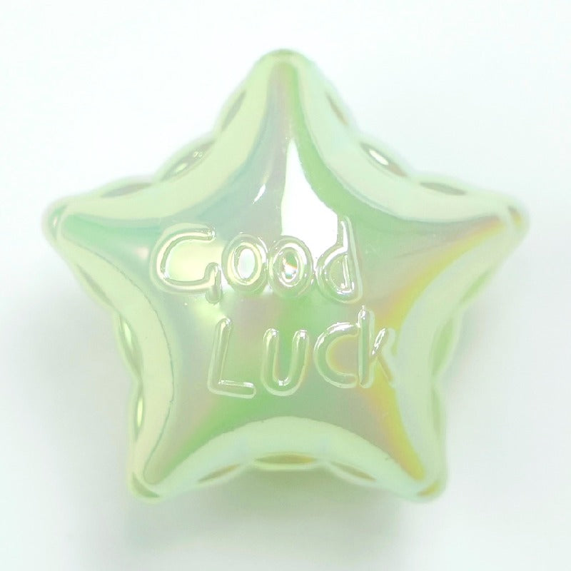 UV Finish Jelly Five-Pointed Star Acrylic Beads 25x16mm 50pcs 10