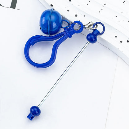 Beadable Bar Keychains With Bells