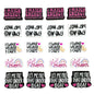 Silicone Focal Beads English Letter Colorful Phrases 20pcs