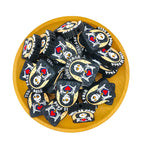 Silicone Focal Beads Skeleton Heart Holding Heart 20pcs 2
